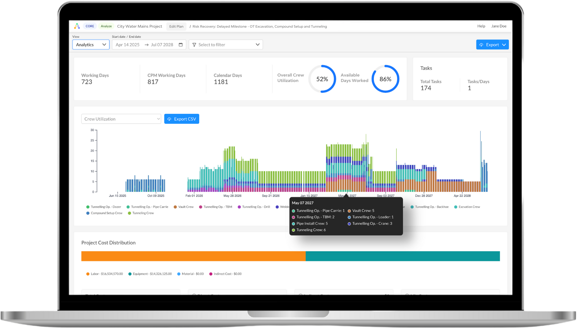 ALICE Core Analyze - UI
