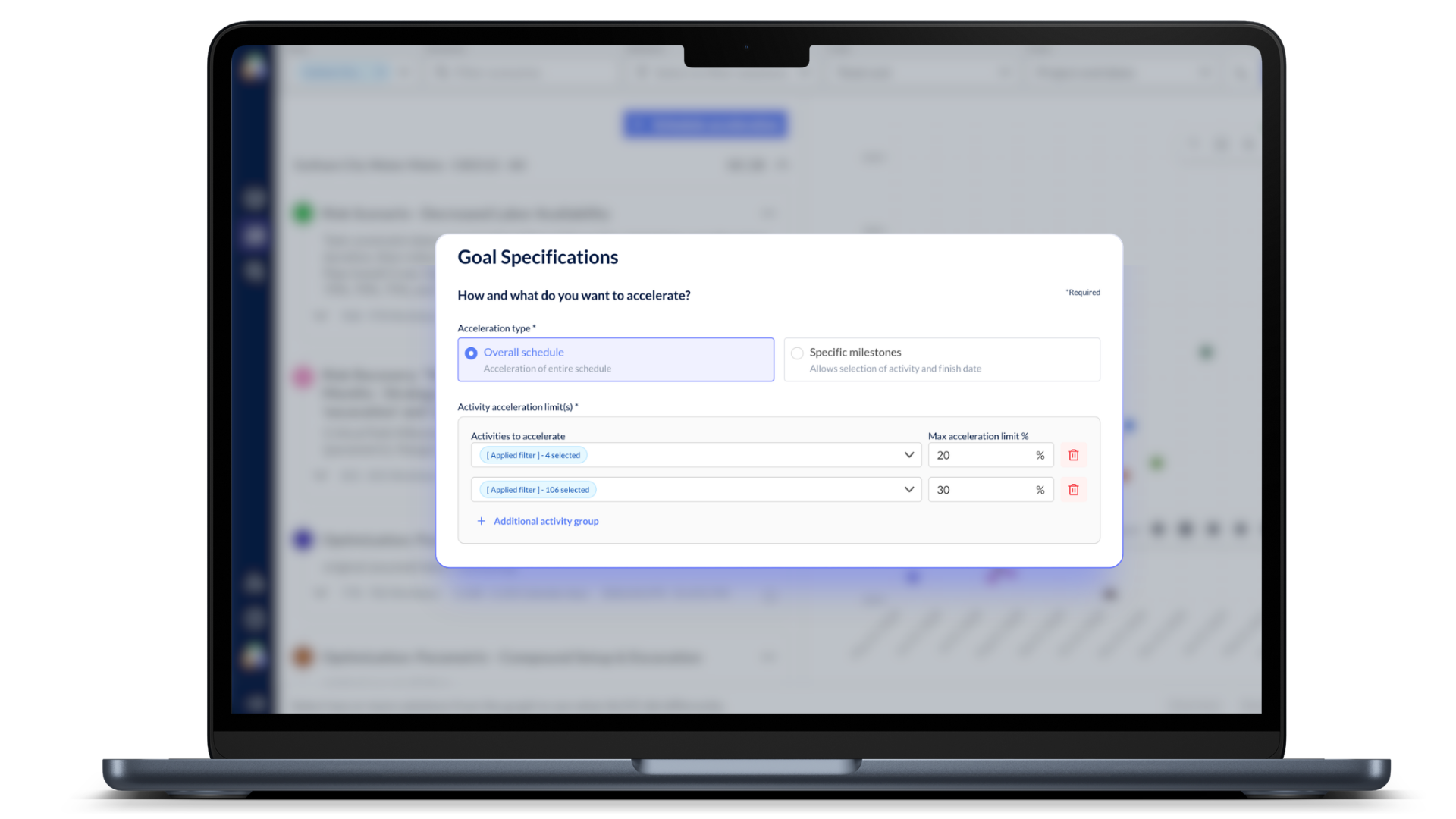 Flexible optimize