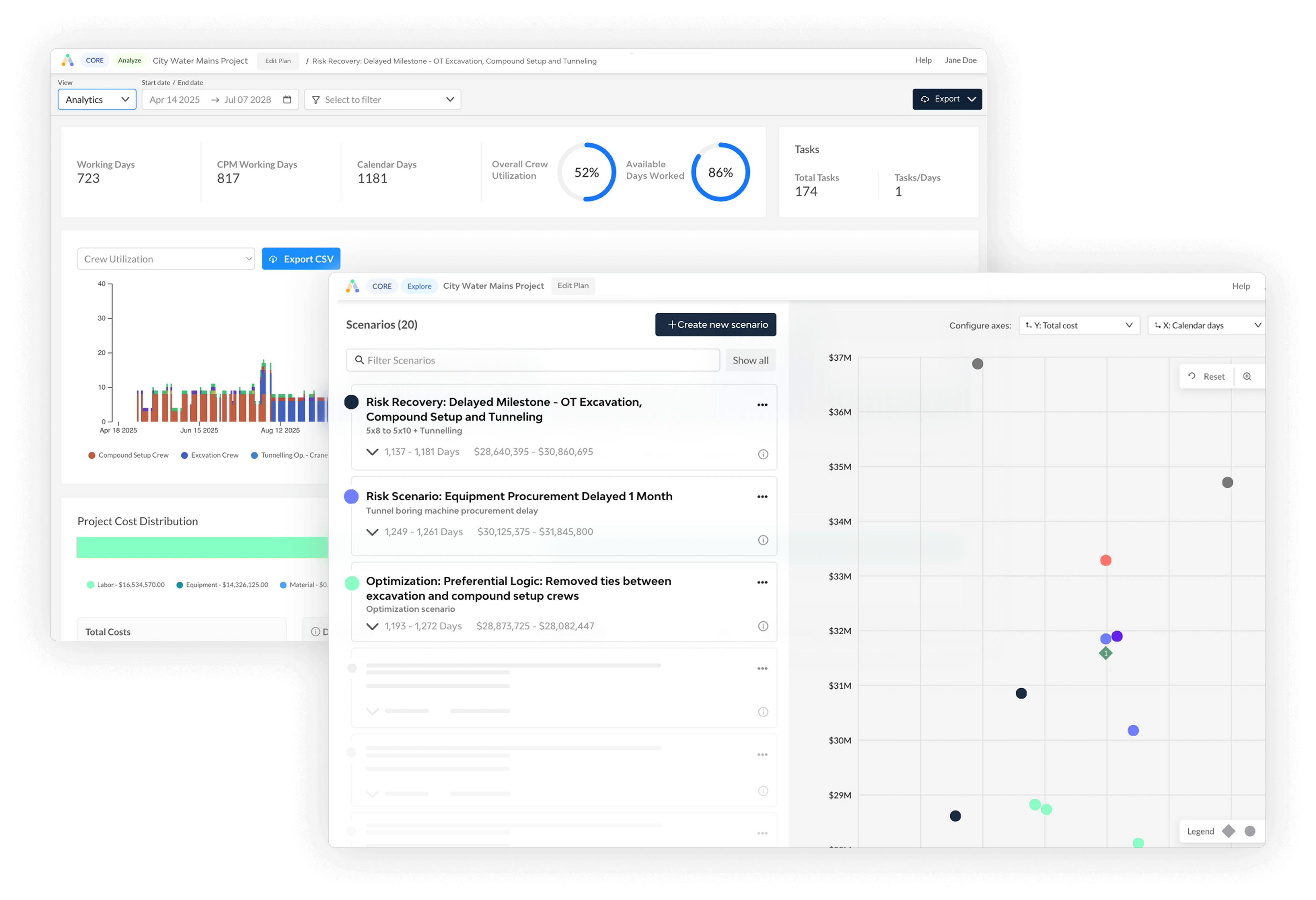 ALICE technologies product UI 