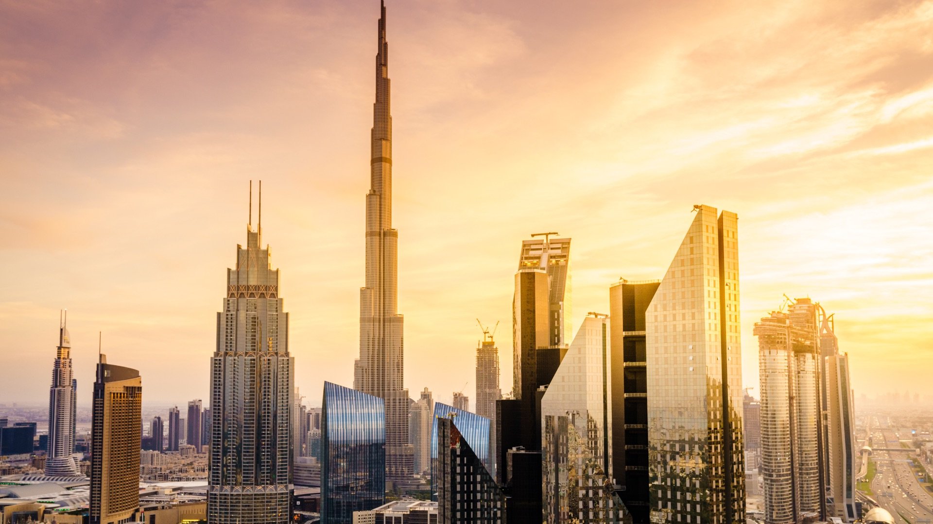 Dubai downtown skyline