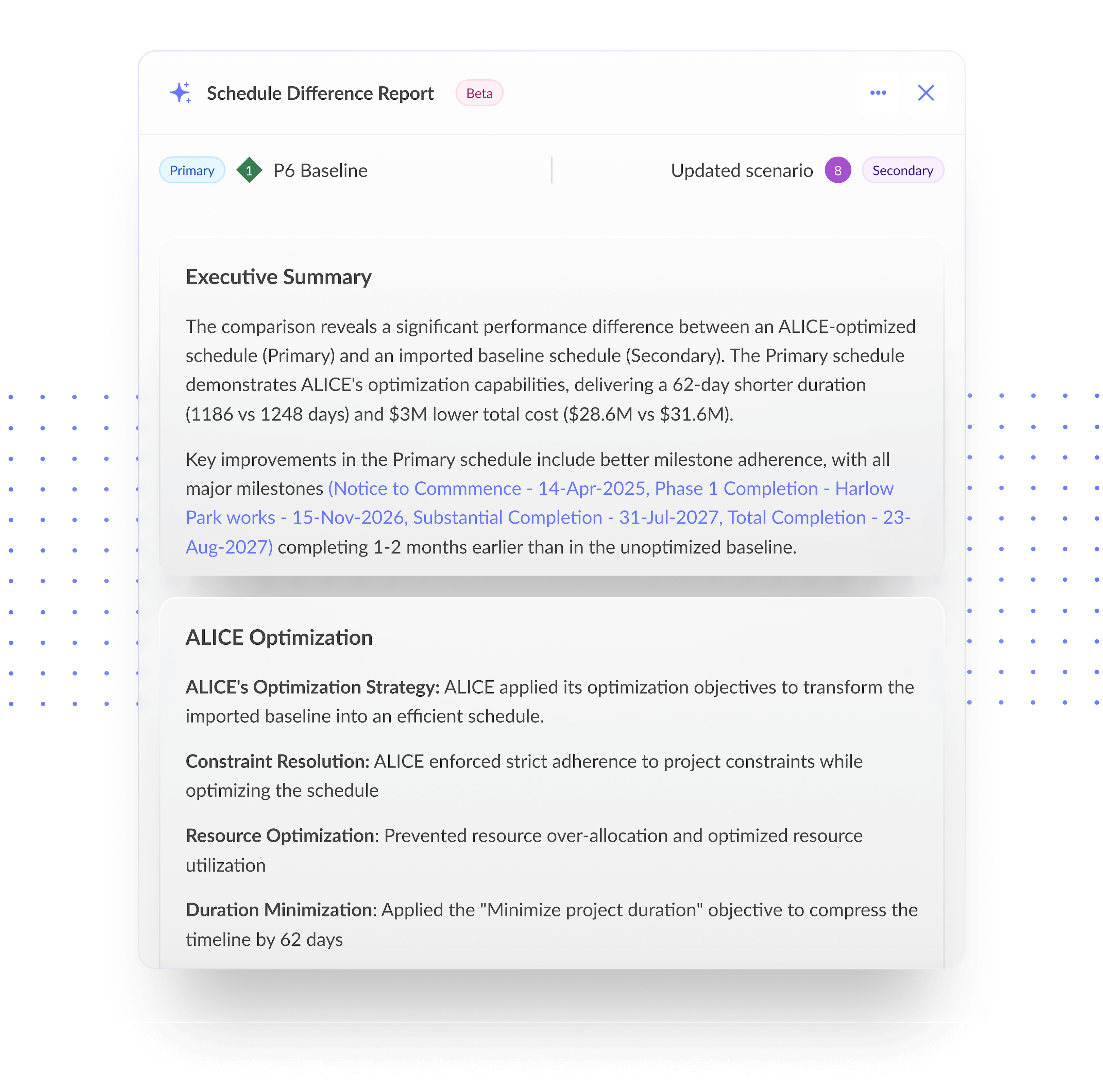 AI Agent for Construction Planning and Scheduling - Insights Agent