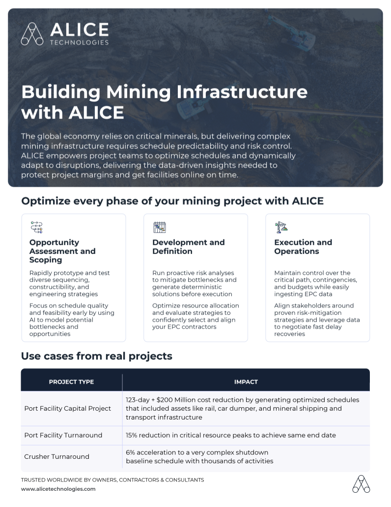 ALICE for Mining